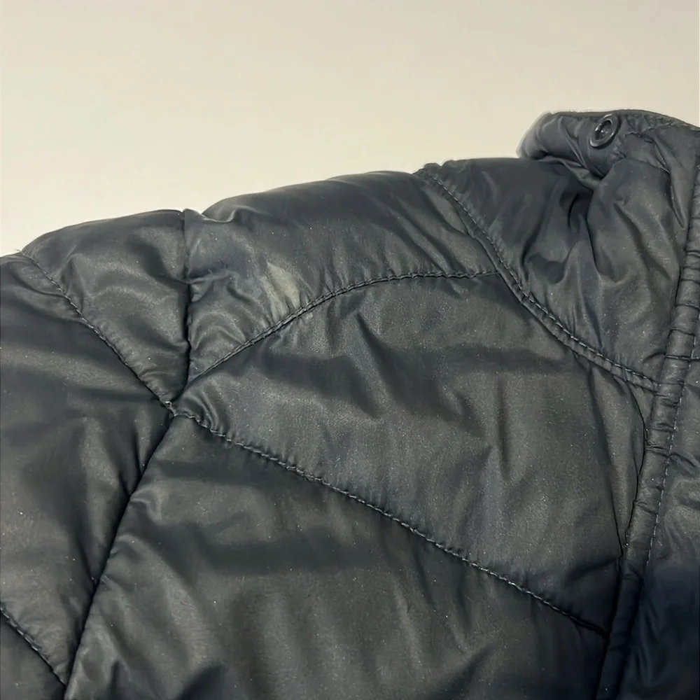 Under Armour Kids Black Puffer Winter Hooded Jacket Size  youth small